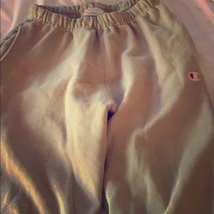 Champion Reverse Weave light green sweats